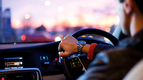 What is vehicle insurance - A man driving his car