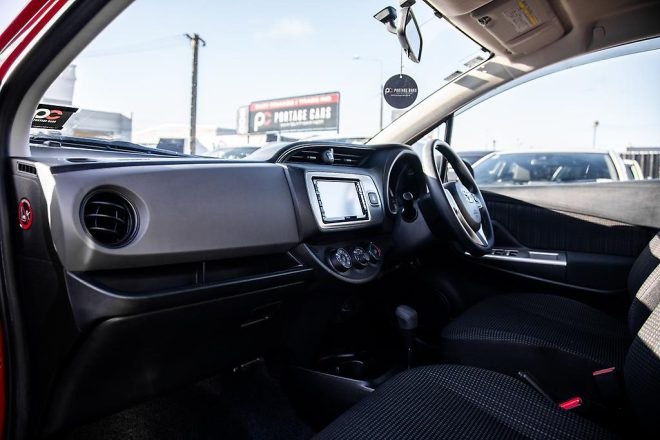 2015 Toyota Vitz F Model, Low KMS, Body kit I stop Wheel mags image 289018