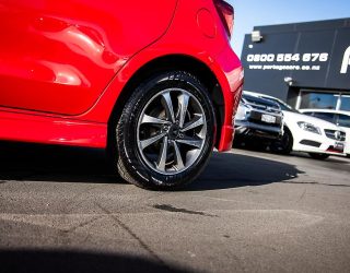 2015 Toyota Vitz F Model, Low KMS, Body kit I stop Wheel mags image 289009