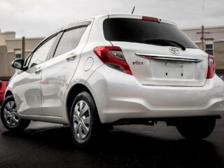 2014 Toyota Vitz F Model, Push Start, I stop Low KMs image 296046