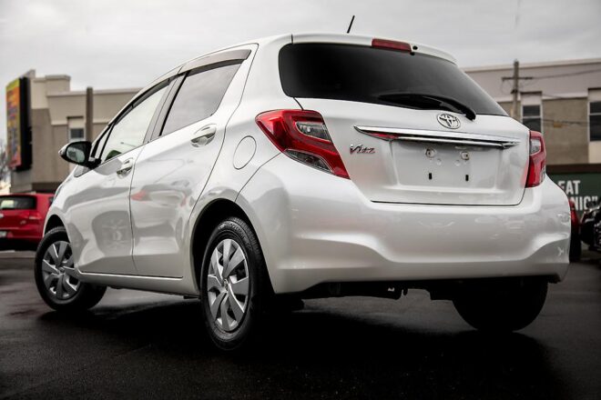 2014 Toyota Vitz F Model, Push Start, I stop Low KMs image 296046