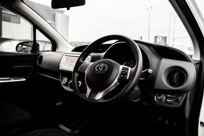 2014 Toyota Vitz F Model, Push Start, I stop Low KMs image 296054